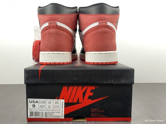 1st Kicks Shoes 555088-112 1 'Track Jordan OG Red' Retro Air High 0810